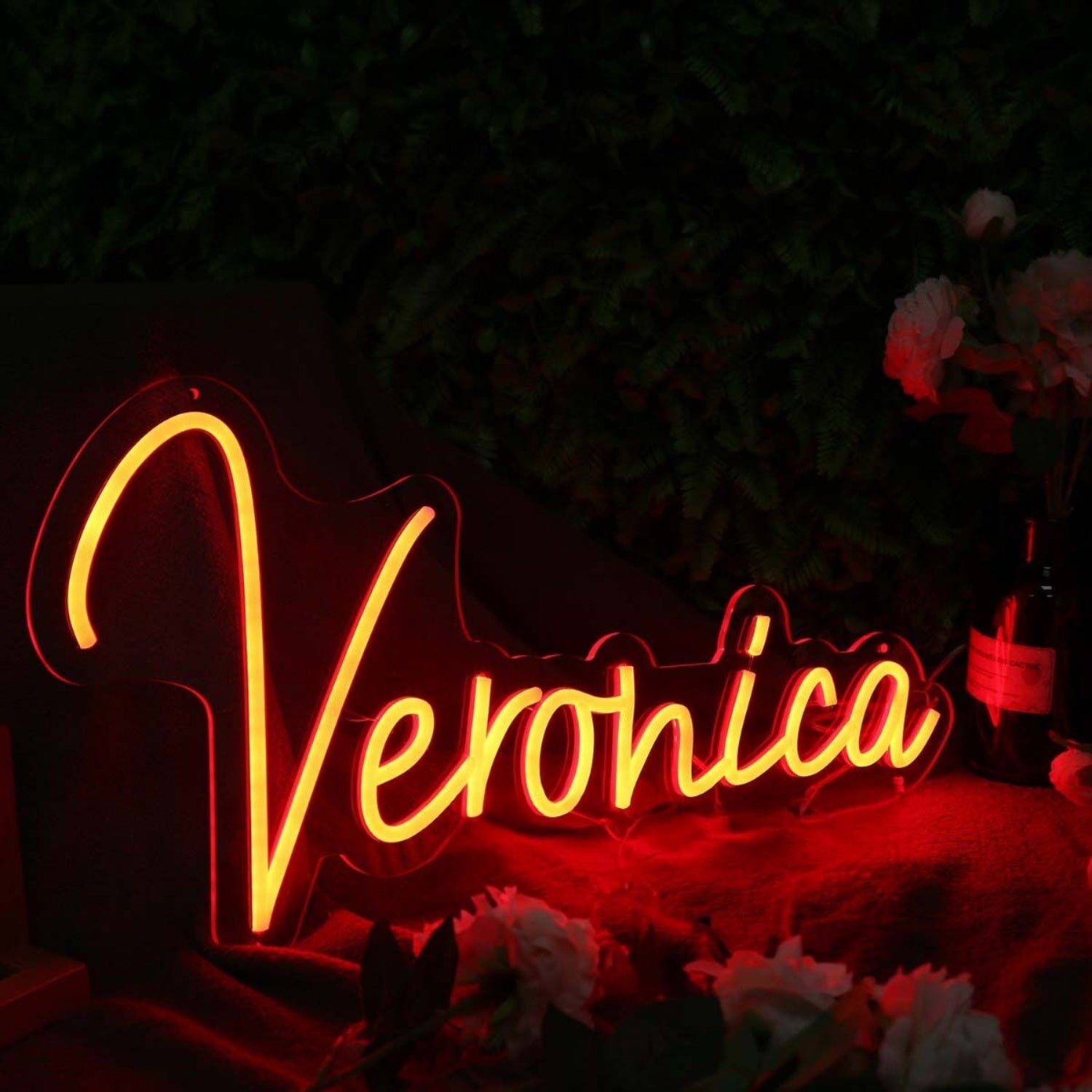 Veronica Orange Led Neon Sign - Shineneon