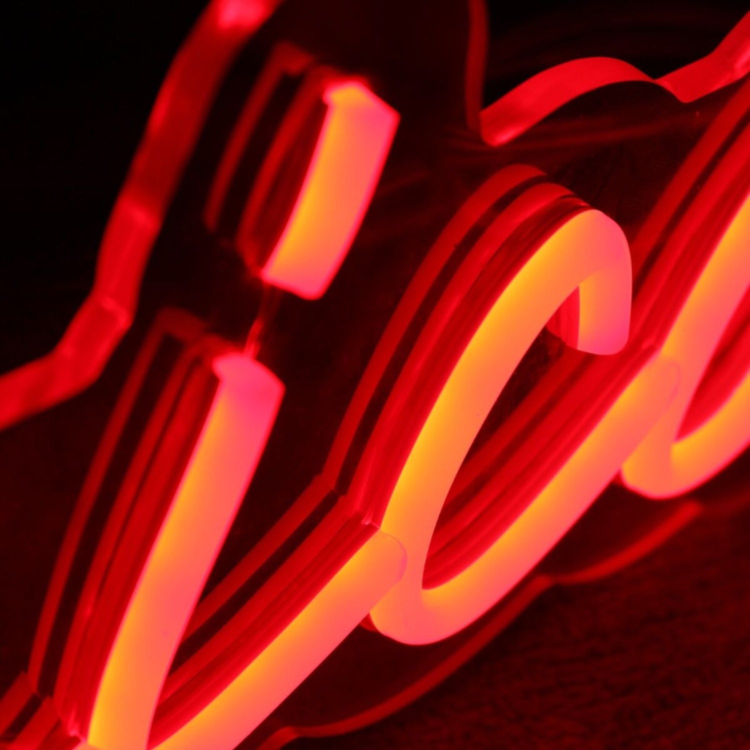 Veronica Orange Led Neon Sign - Shineneon