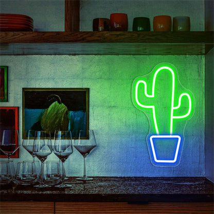 Versatile Cactus Led Neon Sign For Home Decor - Shineneon