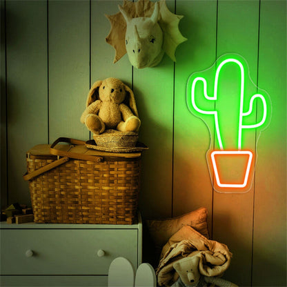 Versatile Cactus Led Neon Sign For Home Decor - Shineneon