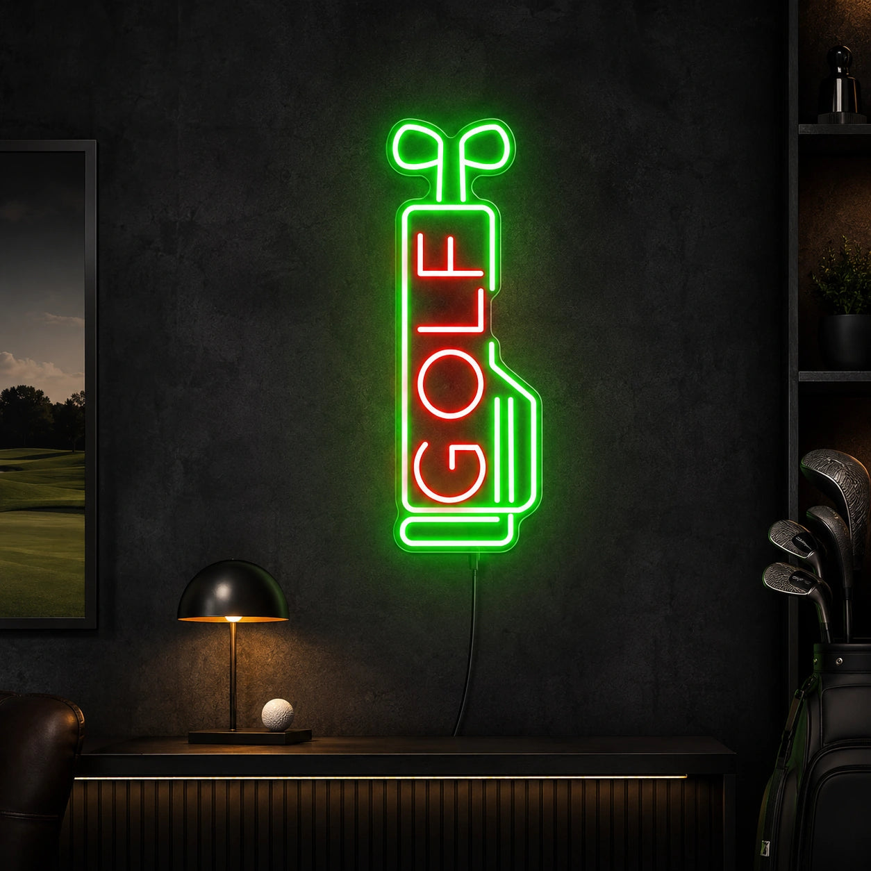 Vertical Golf Neon Sign LED Neon Sign high-converting product image