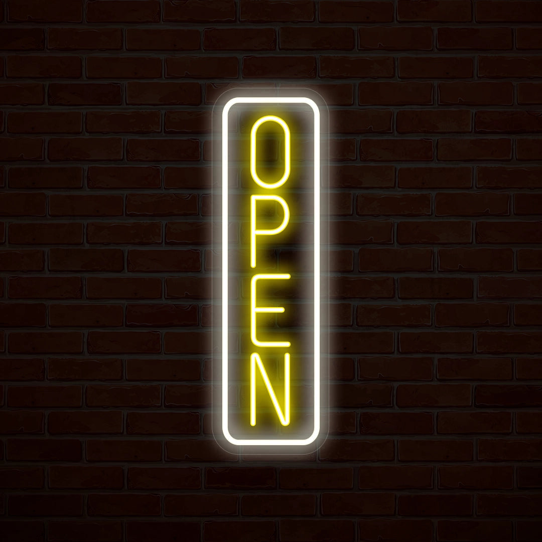 Vertical Open Multicolor Led Neon Sign | Shineneon