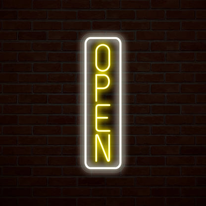 Vertical Open Multicolor Led Neon Sign | Shineneon