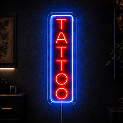 Vertical Tattoo Neon Sign LED Neon Sign high-converting product image