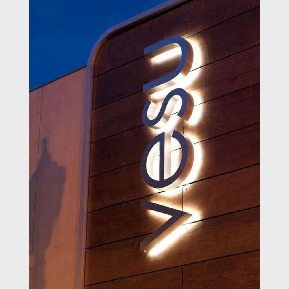 Vesu 3D Backlit Channel Letters Led Light Sign