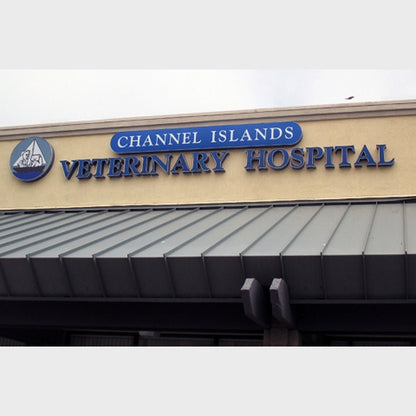 Veterinary Hospital Channel Island 3D Frontlit Channel Letters Led Light Sign - Shineneon