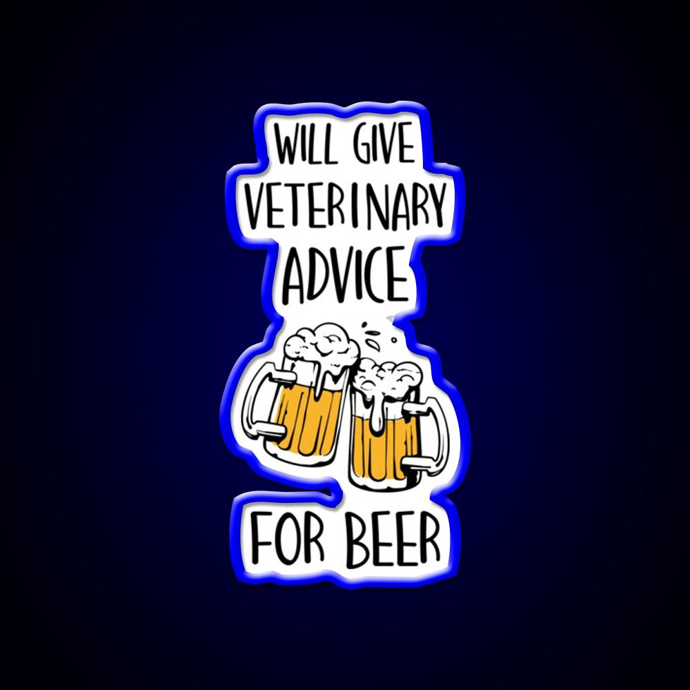 Veterinary Nurse Will Give Veterinary Advice For Beer Bar Decor Led Neon Sign Rgb Color - LED neon sign view 5