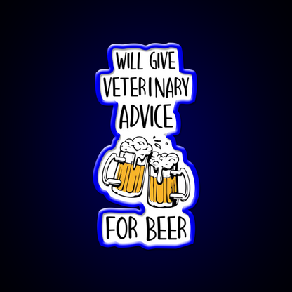 Veterinary Nurse Will Give Veterinary Advice For Beer Bar Decor Led Neon Sign Rgb Color - LED neon sign view 5
