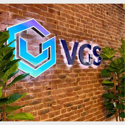 Vgs With Logo 3D Backlit Channel Letters Led Light Sign - Shineneon