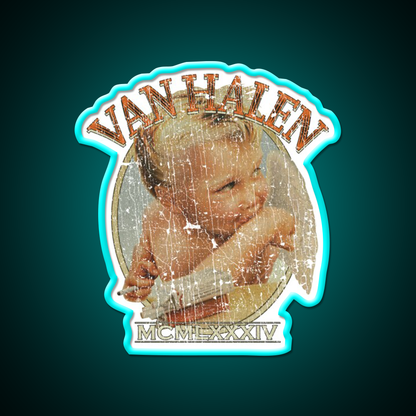 Vh Angel 1984 Hemp Inspired Green Leaf Led Neon Sign Rgb Color - Size and dimension reference
