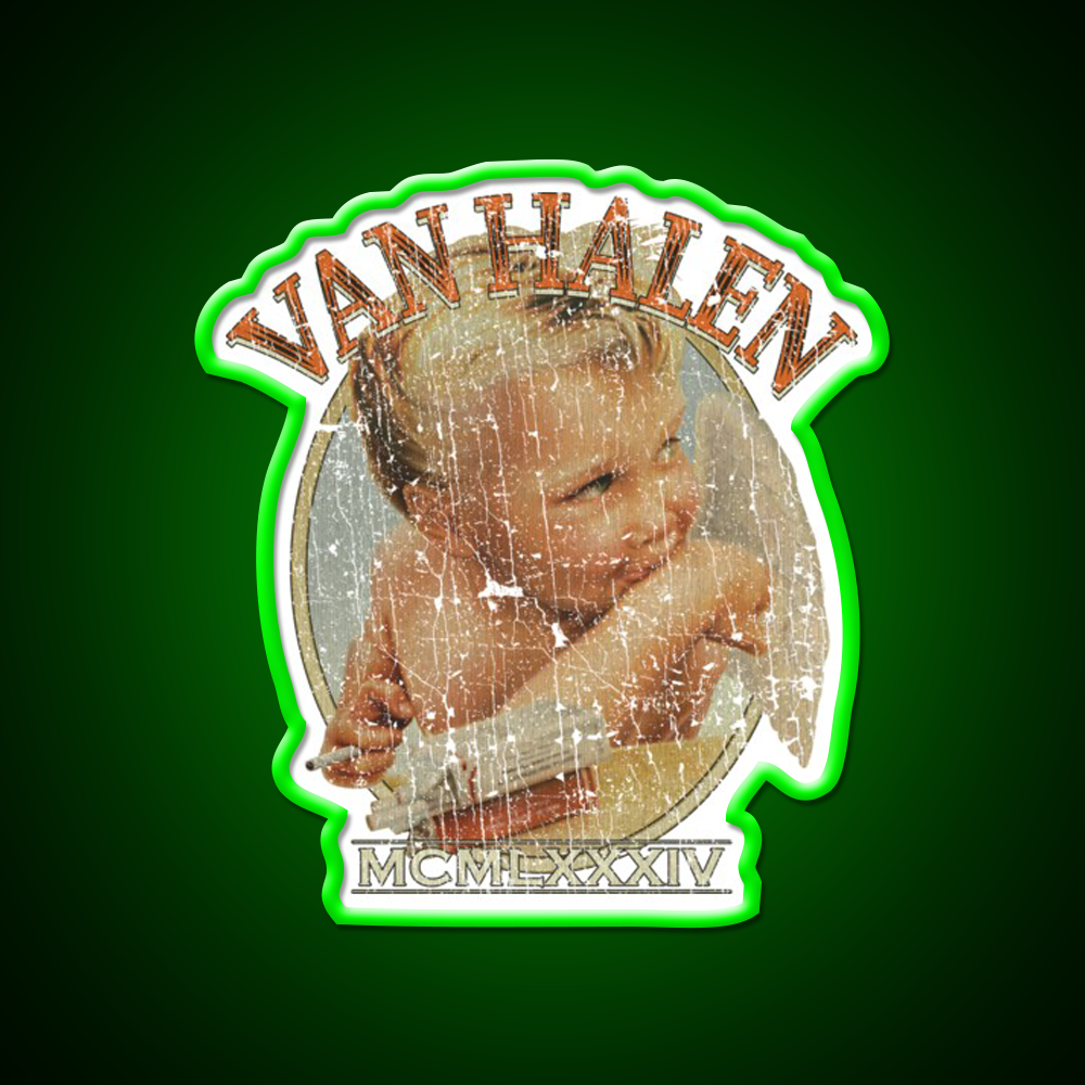 Vh Angel 1984 Hemp Inspired Green Leaf Led Neon Sign Rgb Color - LED neon sign view 8