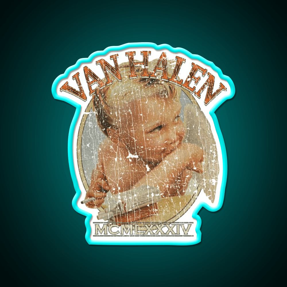 Vh Angel 1984 Hemp Inspired Green Leaf Led Neon Sign Rgb Color - Shineneon