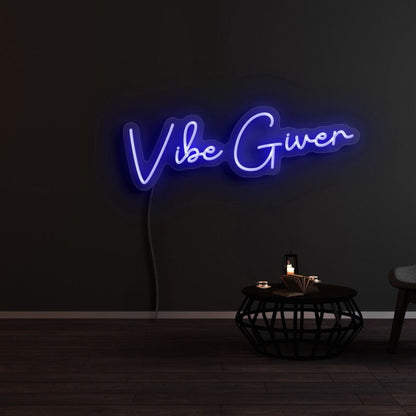 Vibe Giver Led Neon Sign - Shineneon