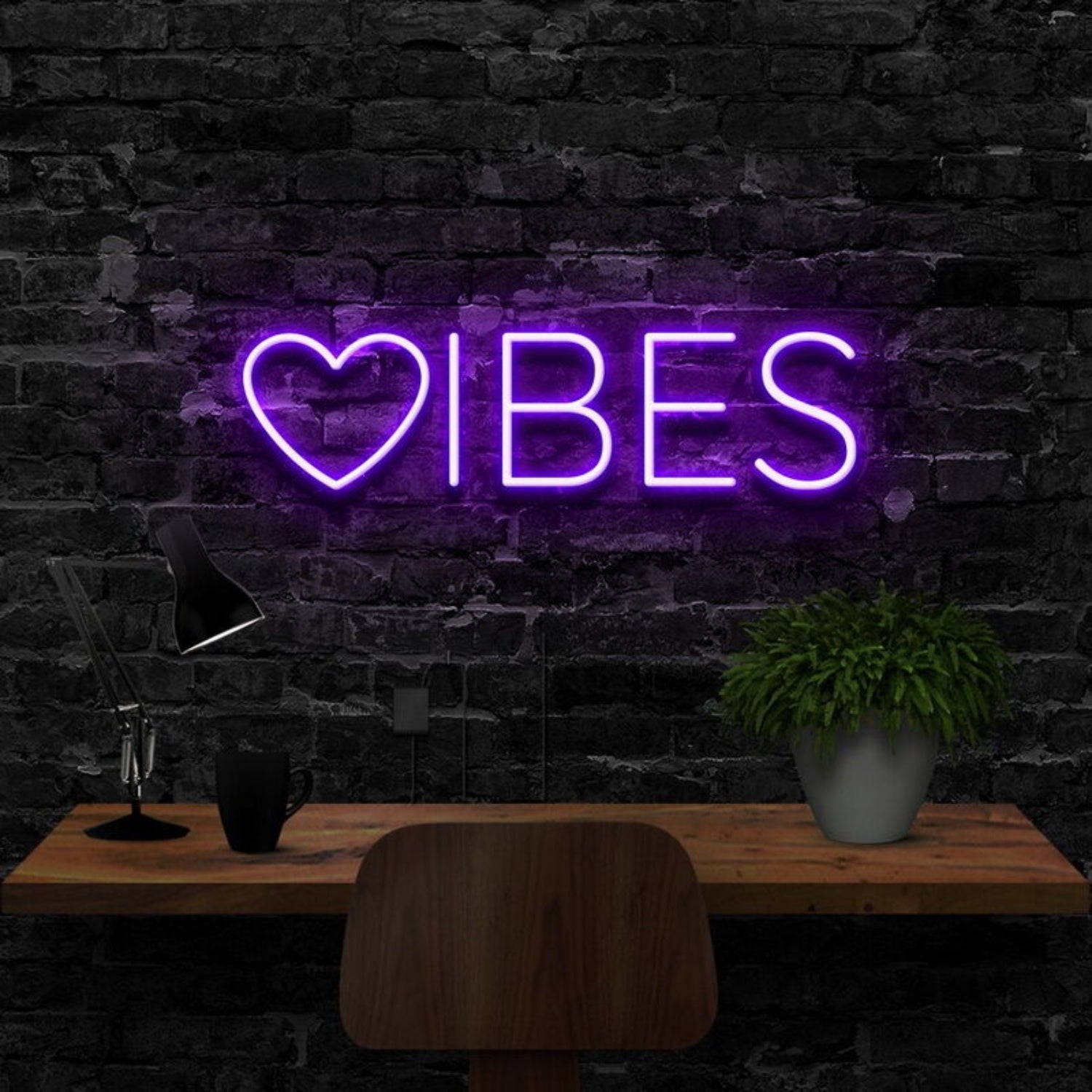 Vibes Led Neon Sign For Positive Spaces - Shineneon