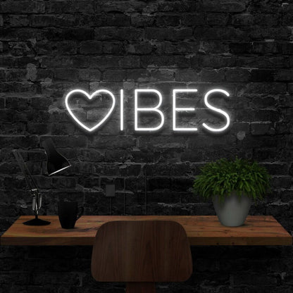 Vibes Led Neon Sign For Positive Spaces - Shineneon