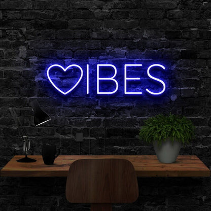 Vibes Led Neon Sign For Positive Spaces - Shineneon