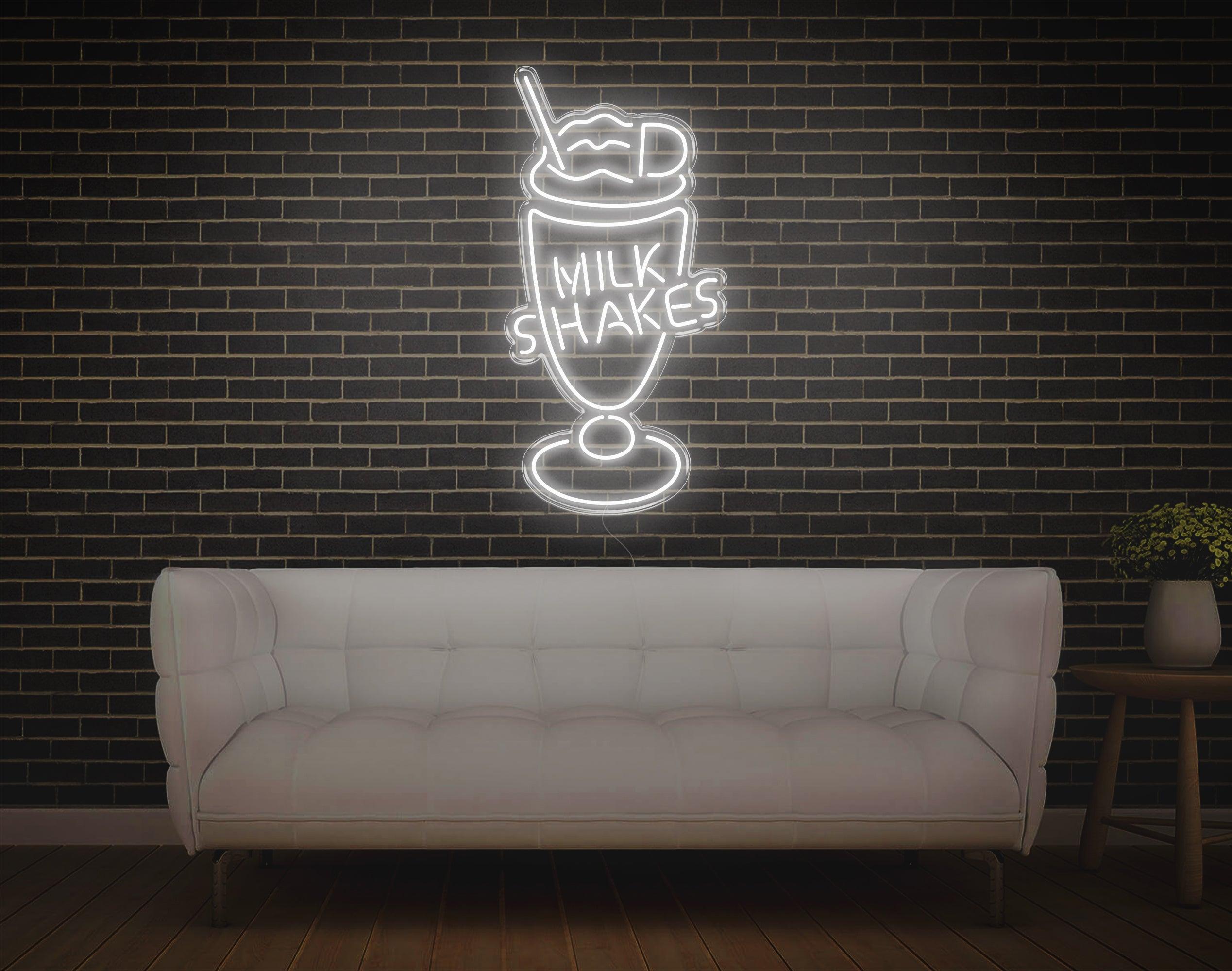 Vibrant Milk Shakes Led Neon Sign For Cafe And Home Decor | Shineneon
