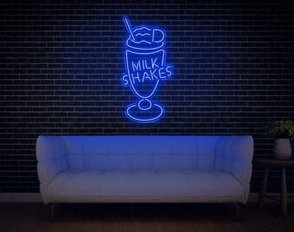 Vibrant Milk Shakes Led Neon Sign For Cafe And Home Decor | Shineneon