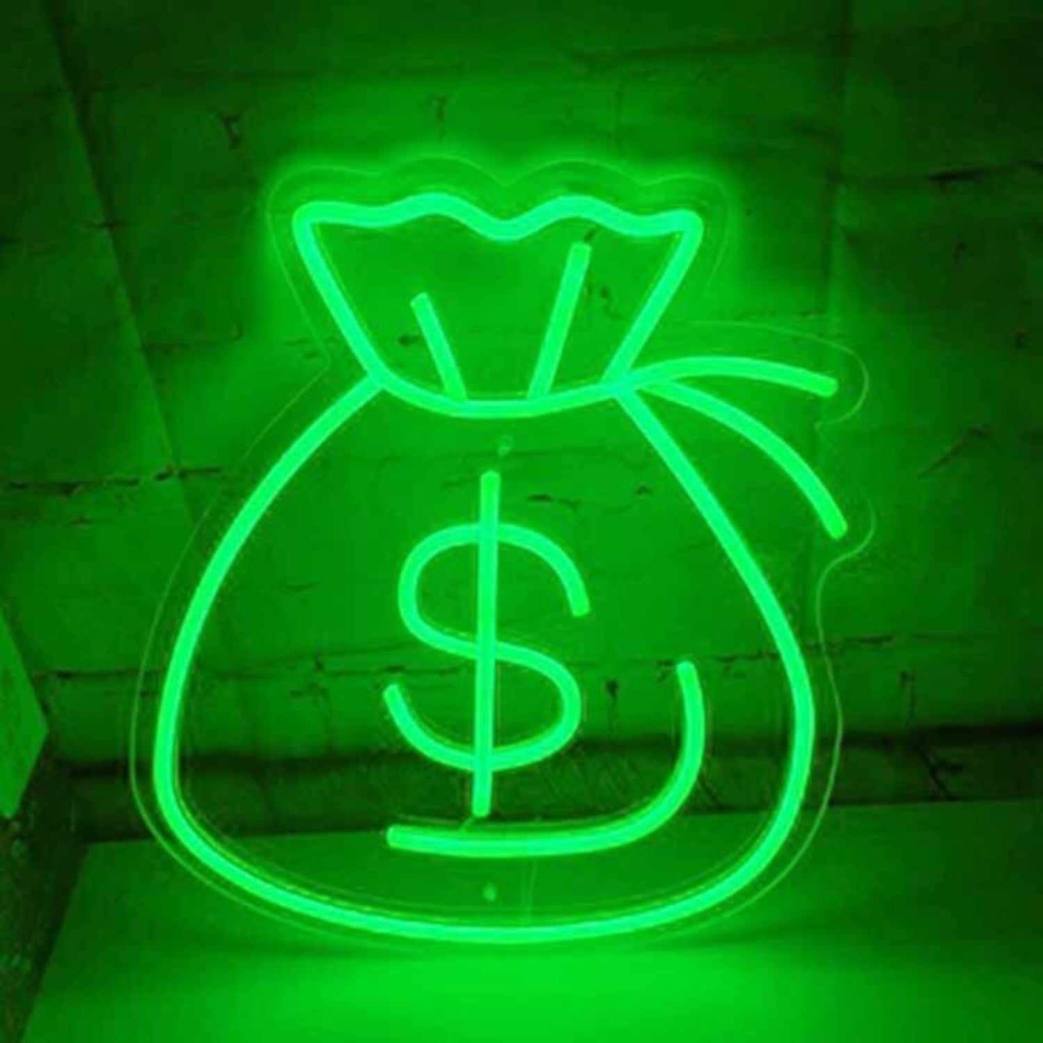 Vibrant Money Bag Led Neon Sign | Shineneon