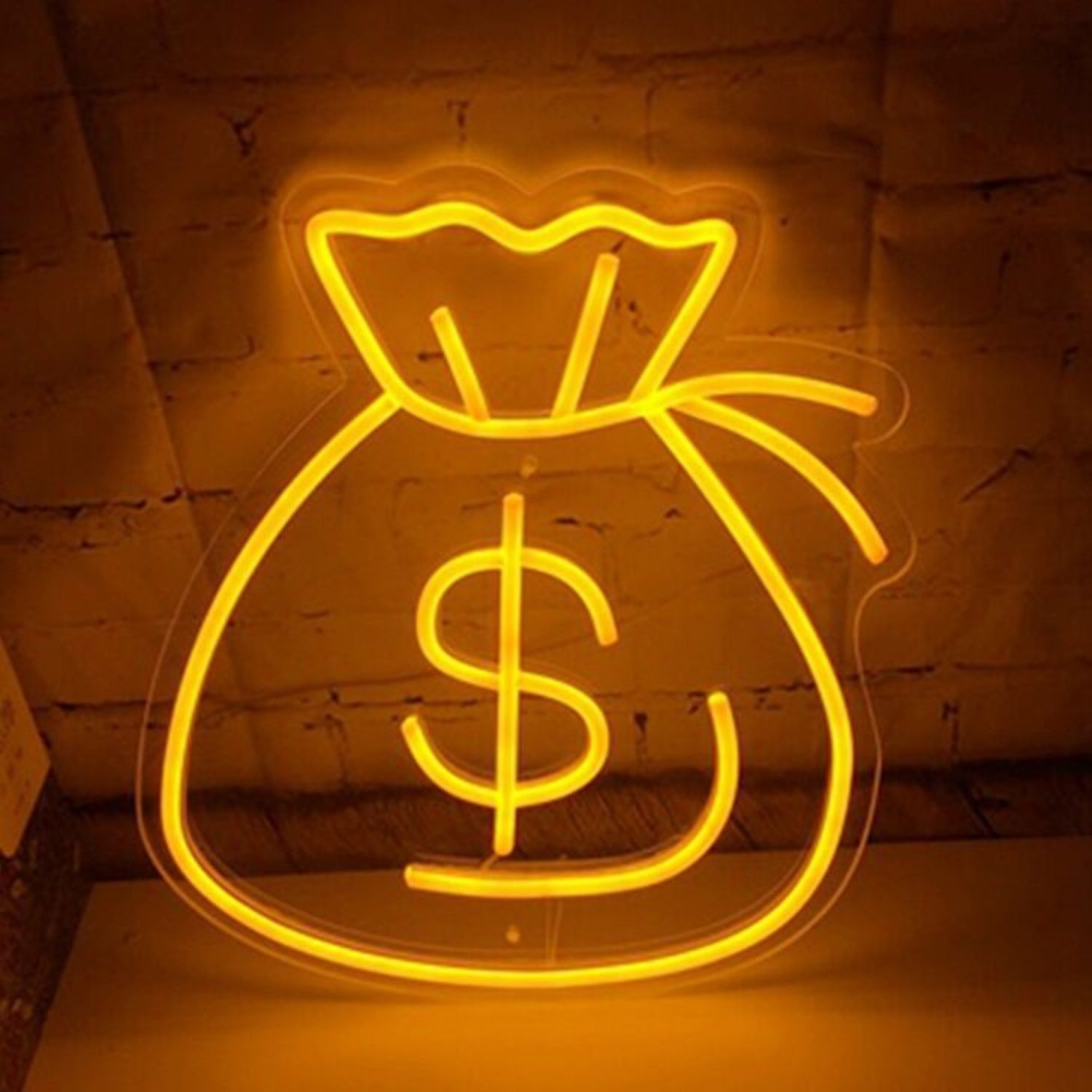Vibrant Money Bag Led Neon Sign | Shineneon