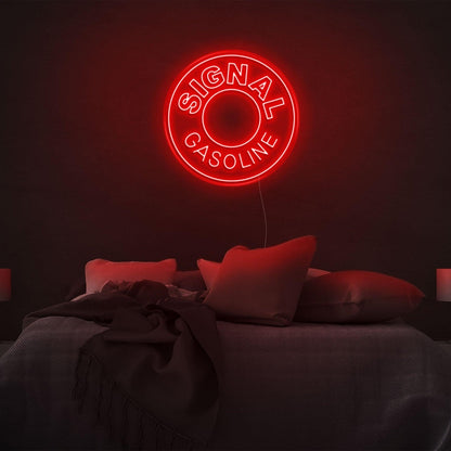Vibrant Purple Circular Led Neon Sign For Bedroom Wall Decor | Shineneon