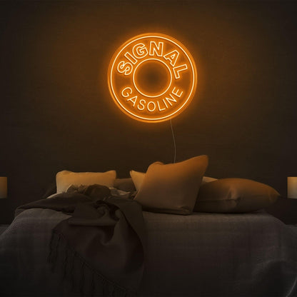 Vibrant Purple Circular Led Neon Sign For Bedroom Wall Decor | Shineneon