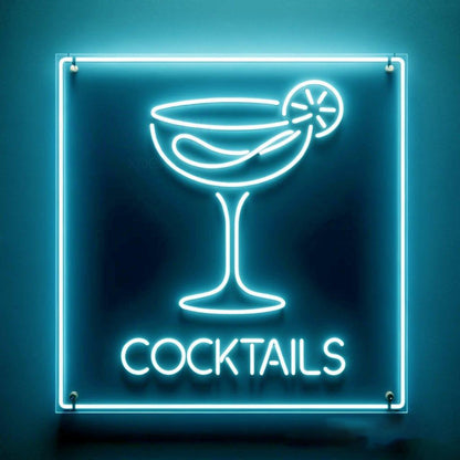Vibrant Purple Cocktail Led Neon Sign For Modern Bar Decor | Shineneon