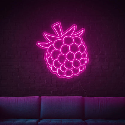 Vibrant Purple Raspberry Led Neon Sign For Home Cafe Wall Art | Shineneon