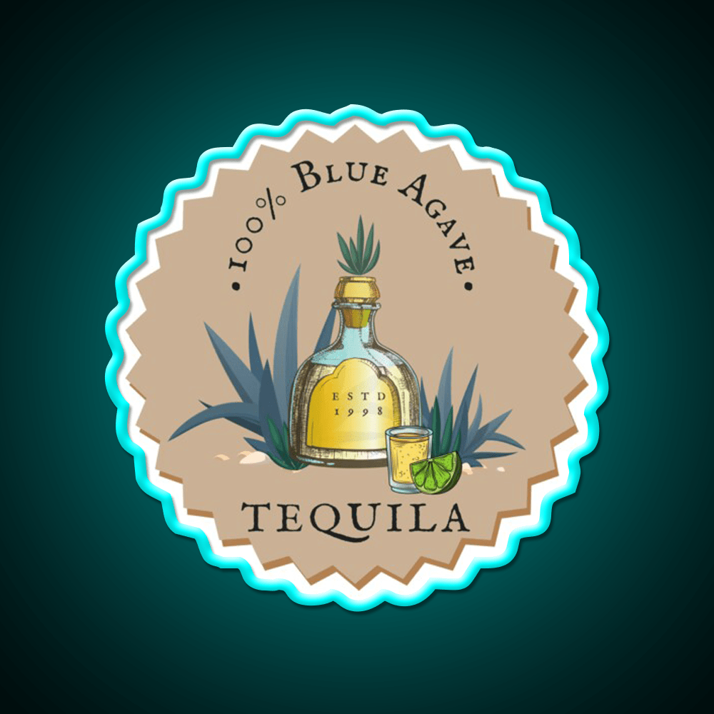 Vibrant Tequila Party Drink Tequila Led Neon Sign Rgb Color - Shineneon