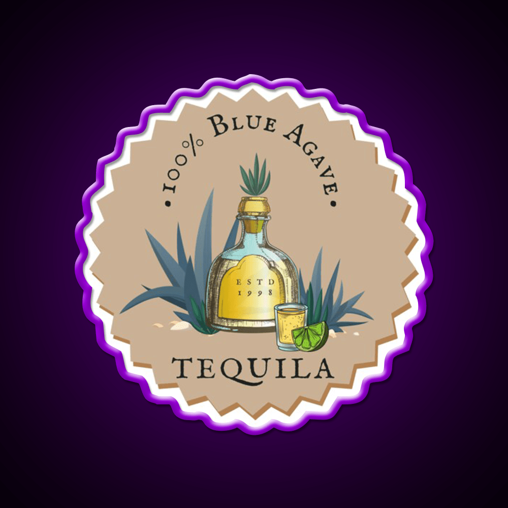 Vibrant Tequila Party Drink Tequila Led Neon Sign Rgb Color - Shineneon