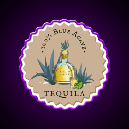 Vibrant Tequila Party Drink Tequila Led Neon Sign Rgb Color - Shineneon