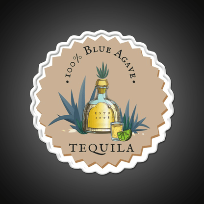 Vibrant Tequila Party Drink Tequila Led Neon Sign Rgb Color - Shineneon