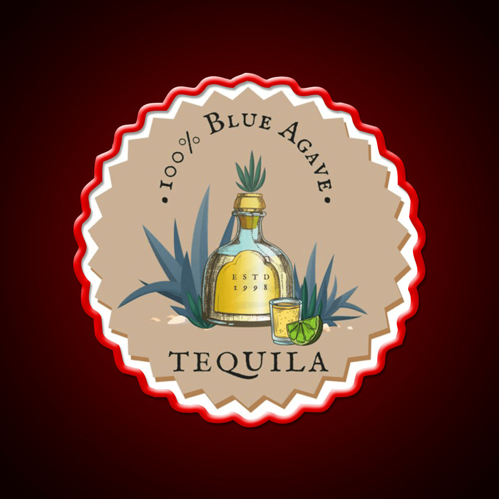 Vibrant Tequila Party Drink Tequila Led Neon Sign Rgb Color - Shineneon
