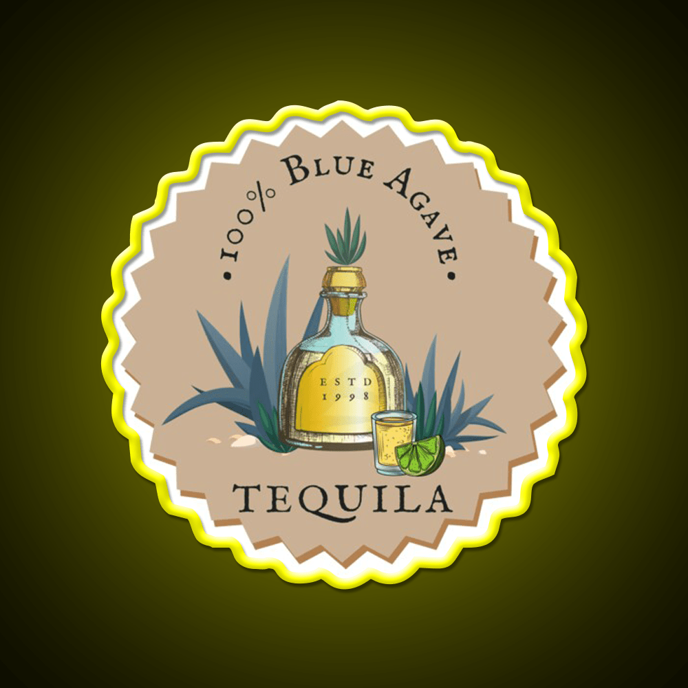 Vibrant Tequila Party Drink Tequila Led Neon Sign Rgb Color - Shineneon