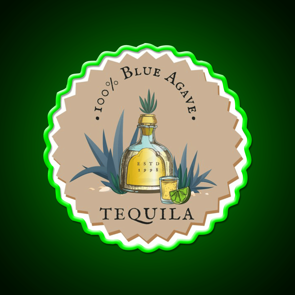 Vibrant Tequila Party Drink Tequila Led Neon Sign Rgb Color - Shineneon