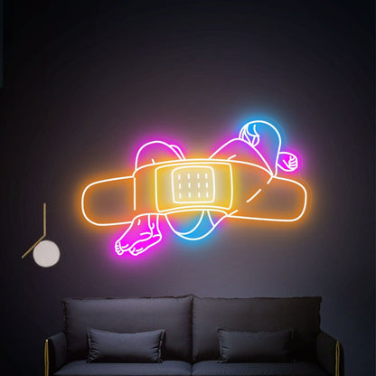 Vibrant Touch To Your Party Ambience Girl Band - Aid Led Neon Sign - Shineneon