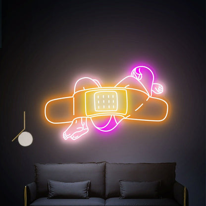 Vibrant Touch To Your Party Ambience Girl Band - Aid Led Neon Sign - Shineneon