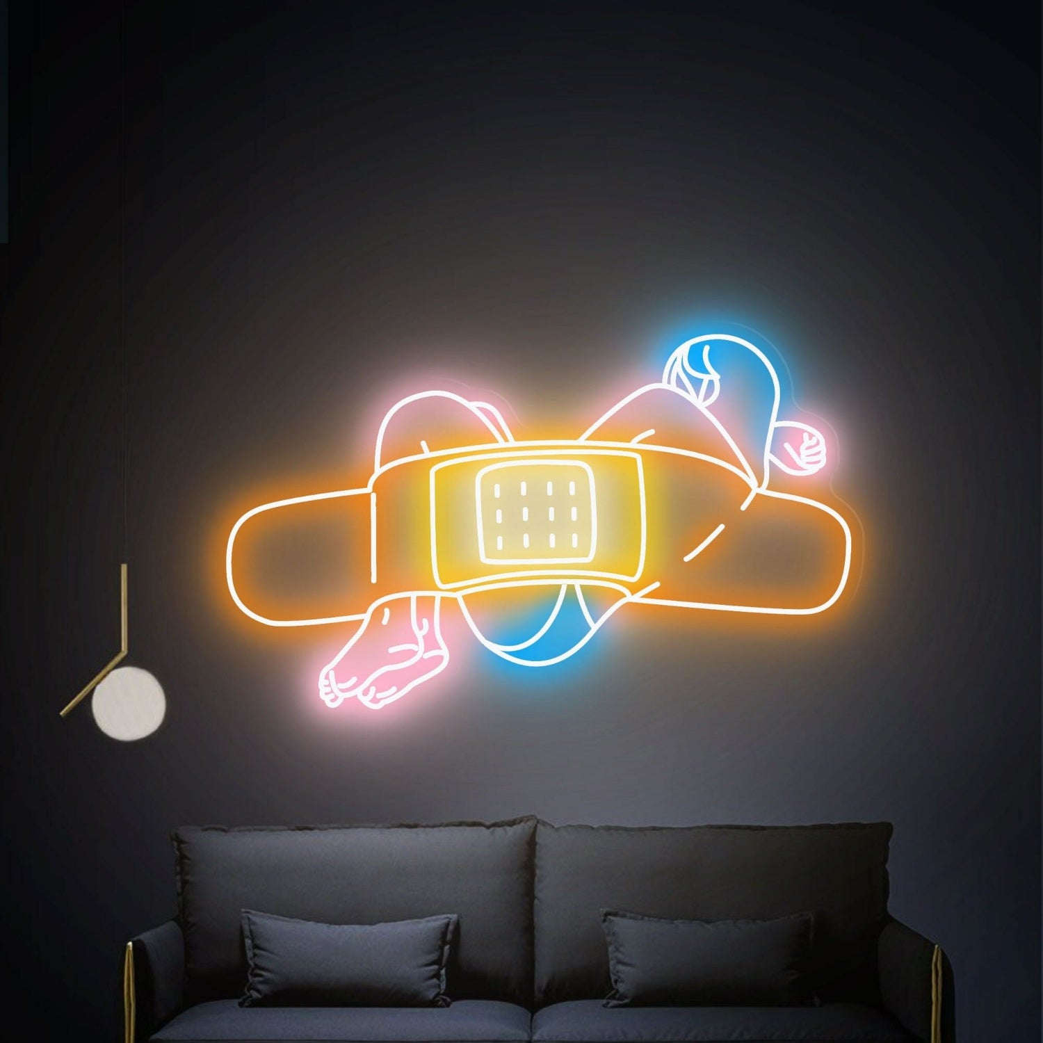 Vibrant Touch To Your Party Ambience Girl Band - Aid Led Neon Sign - Shineneon