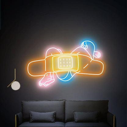 Vibrant Touch To Your Party Ambience Girl Band - Aid Led Neon Sign - Shineneon