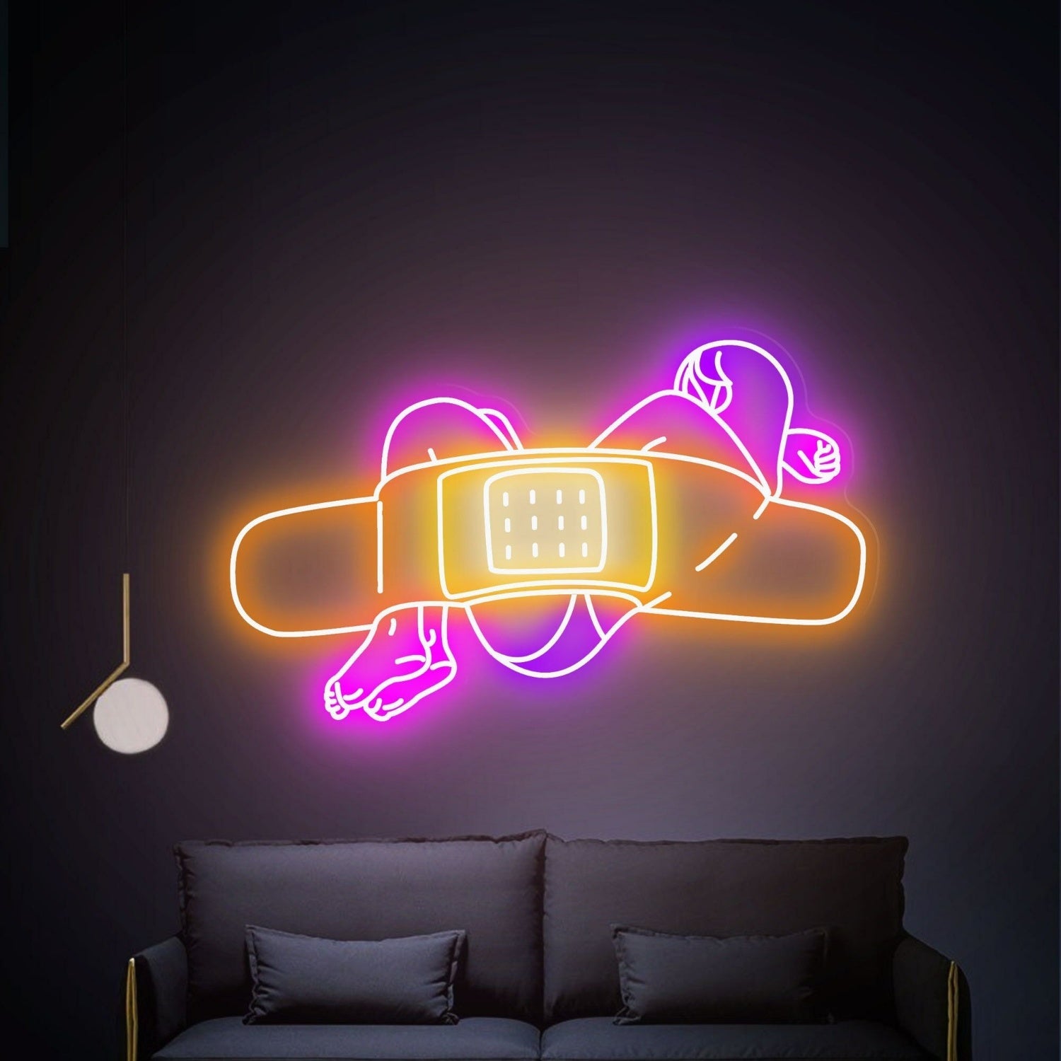 Vibrant Touch To Your Party Ambience Girl Band - Aid Led Neon Sign - Shineneon