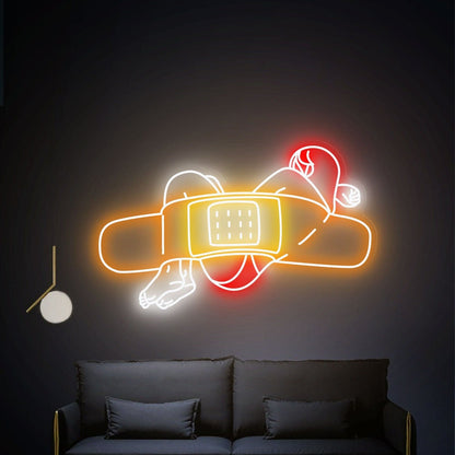 Vibrant Touch To Your Party Ambience Girl Band - Aid Led Neon Sign - Shineneon