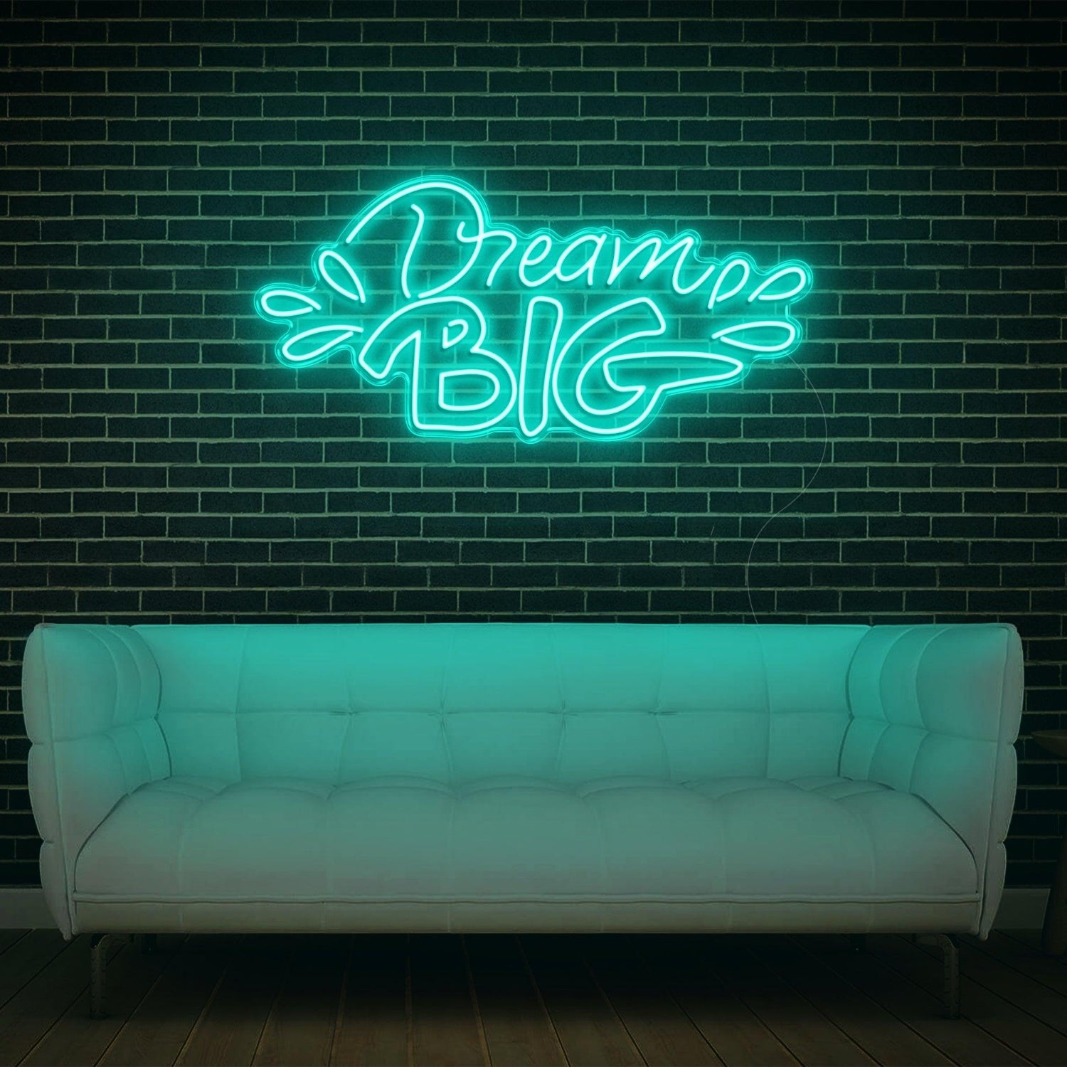 Vibrant Yellow Dream Big Led Neon Sign For Cozy Home Studio Decor | Shineneon