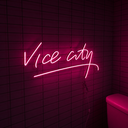 Vice City LED Neon Sign - 01 Original Product Image