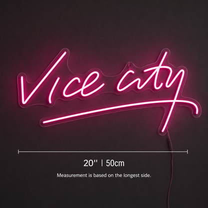 Vice City LED Neon Sign - 04 Size Image