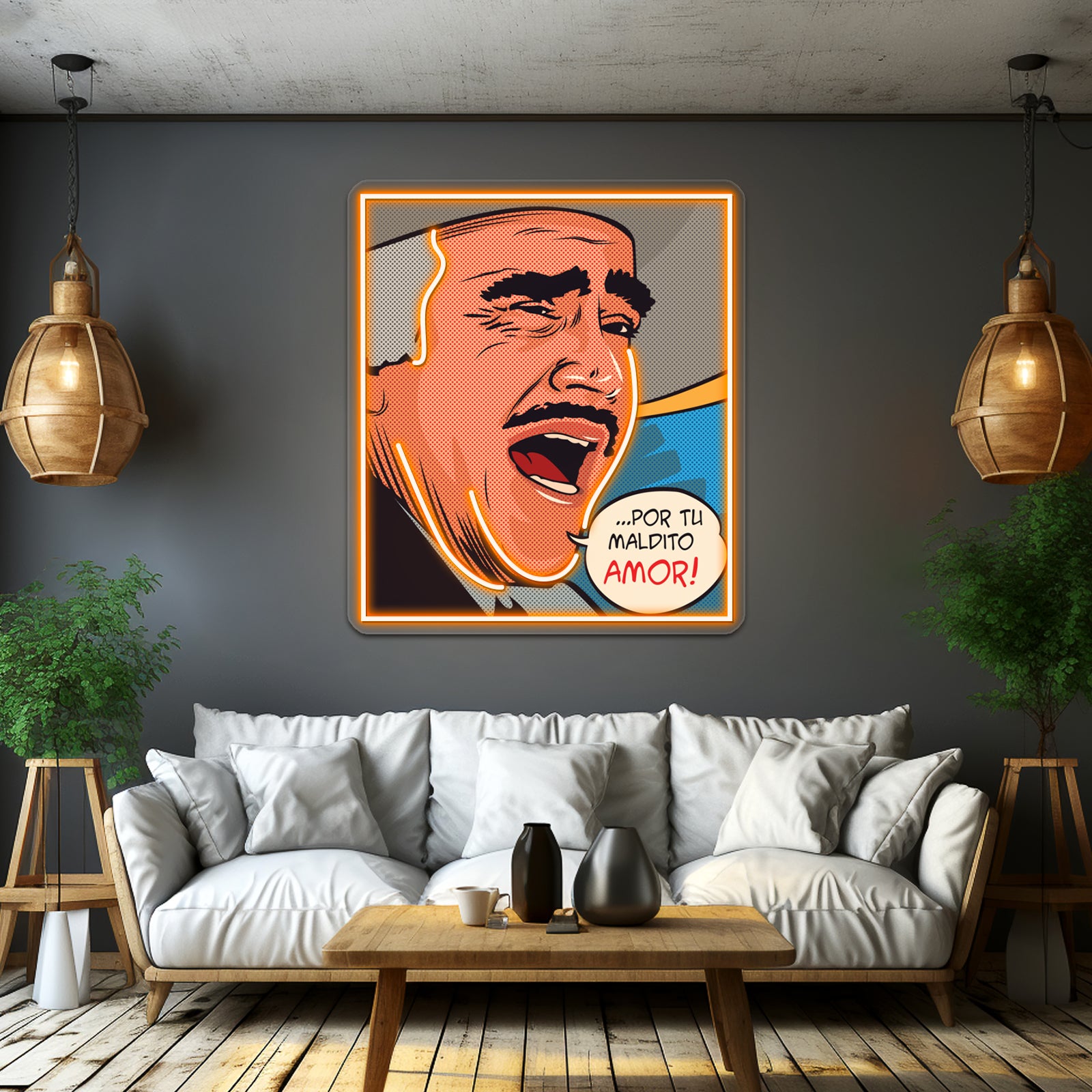 Vicente Fernandez Artwork Neon Signs Custom | Shineneon