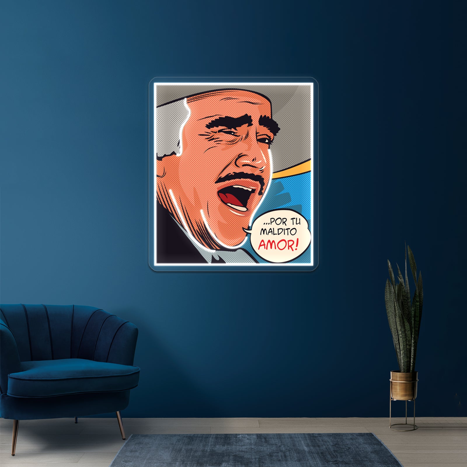 Vicente Fernandez Artwork Neon Signs Custom | Shineneon