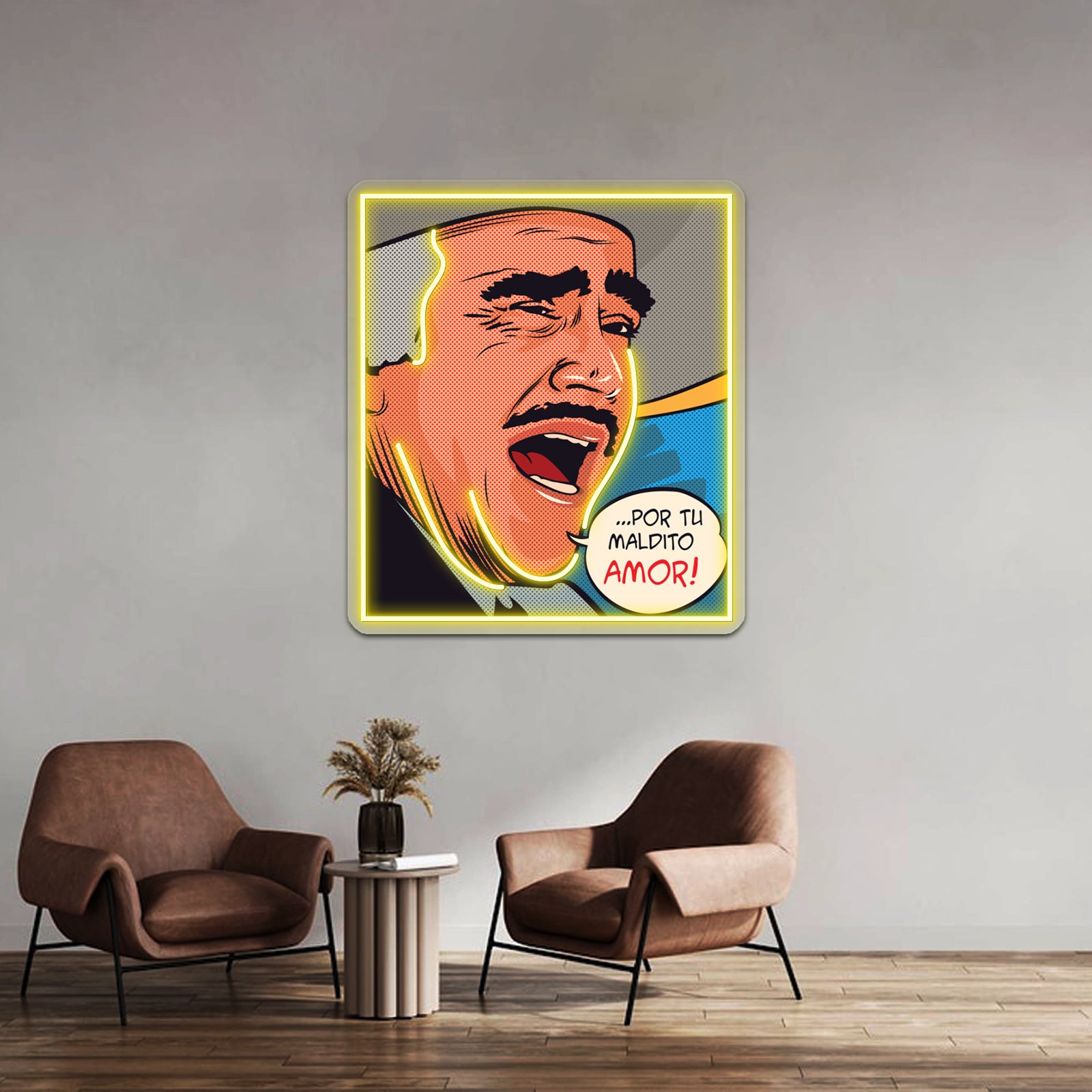 Vicente Fernandez Artwork Neon Signs Custom | Shineneon