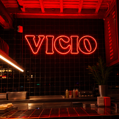 Vicio LED Neon Sign - 02 High-Converting Product Image