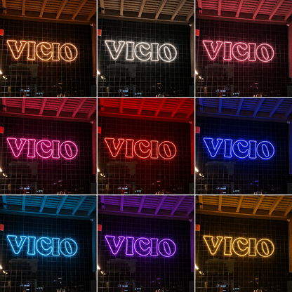 Vicio LED Neon Sign - 05 Color Grid