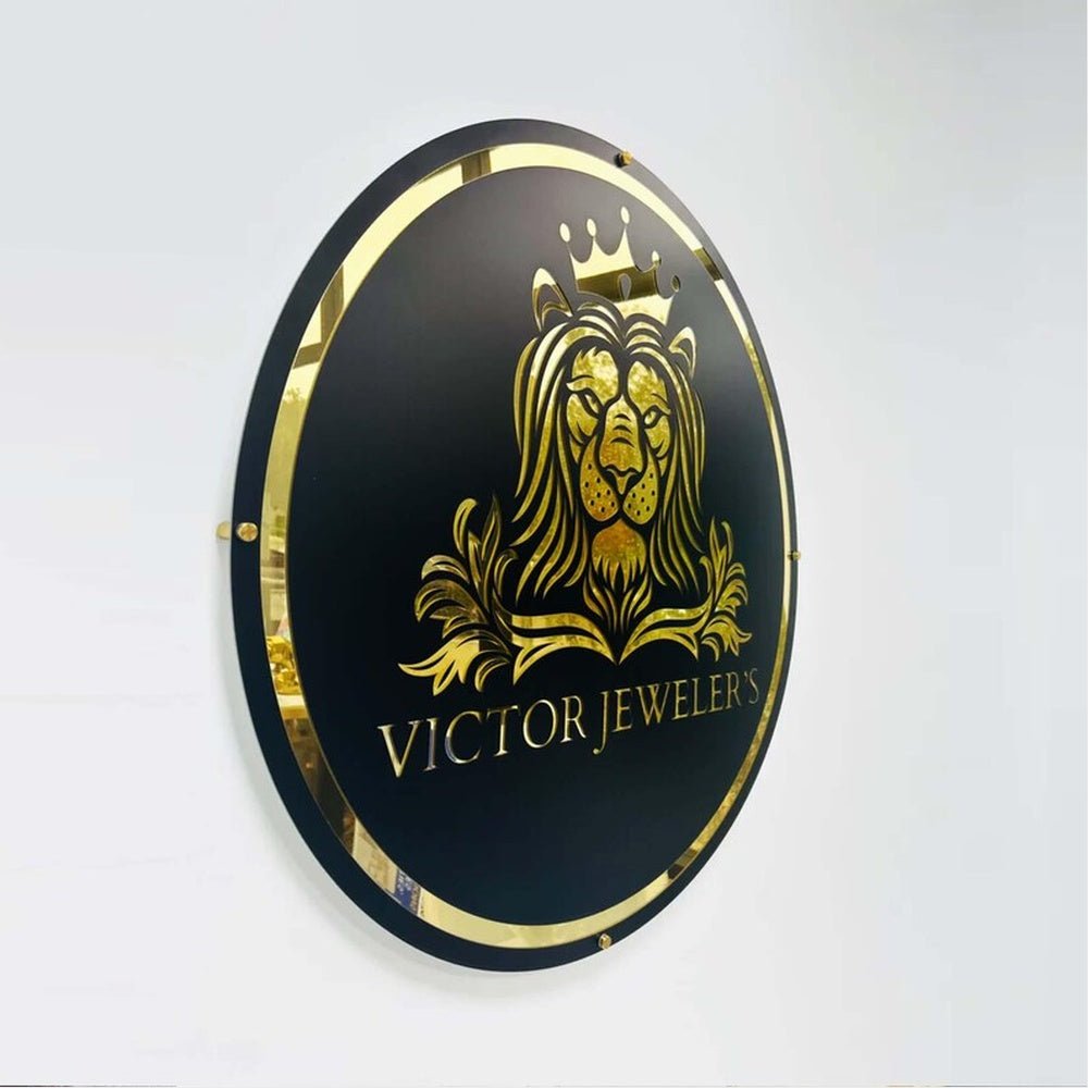 Victor Jewelers Acrylic Business Logo Sign - Shineneon